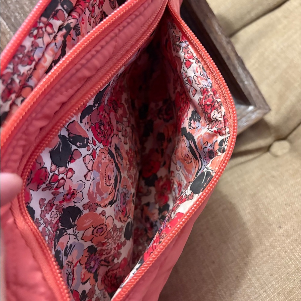 Vera Bradley Pink Quilted Backpack - Picture 4 of 4